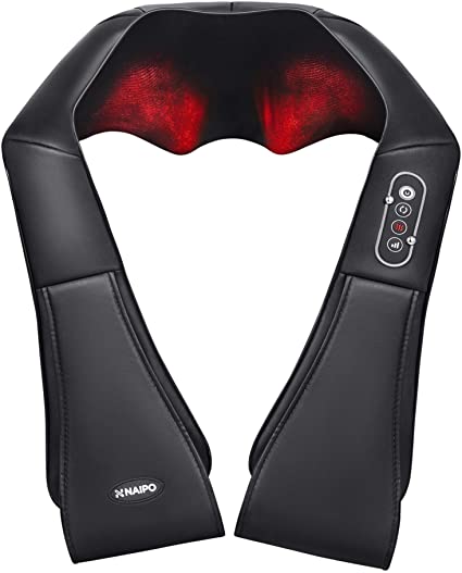 Naipo Shiatsu Back and Neck Massager Electric Shoulder Massagers with Heat  Deep Tissue Kneading Massage for Body Muscle Pain Relief Relaxation -  Family Dental Centre