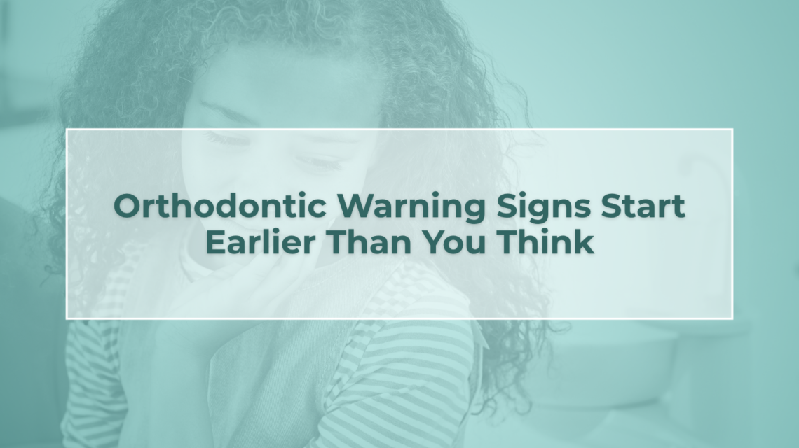 Early orthodontic warning signs for children in Guelph